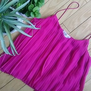 Abercrombie & Fitch top pleated pink [0070]
